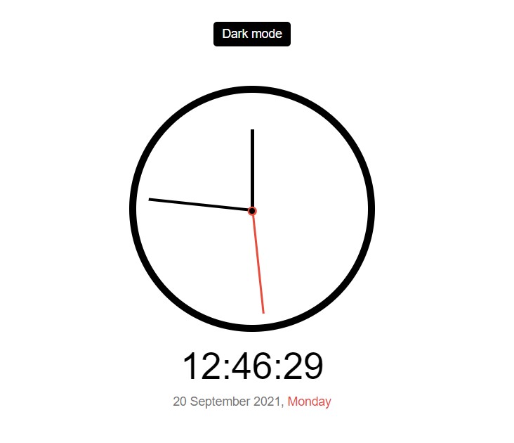 js-clock picture